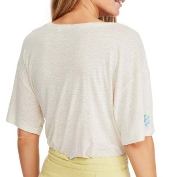 Free People Embroidered Hawaii Shirt - Picture 7 of 8